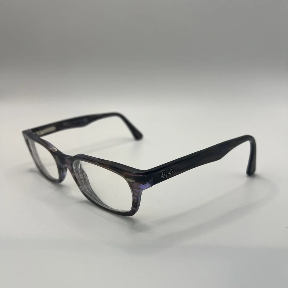 Ray Ban RB 5150 5165 Brown Blue Tortoise Rectangle Eyeglasses FRAMES 50-19 135